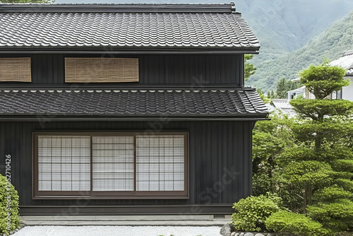 Japanese House Exterior Ill...