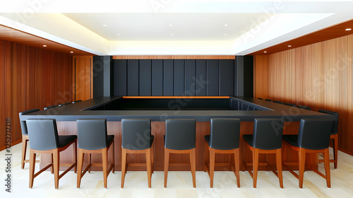 Modern Bar Interior Illustr...
