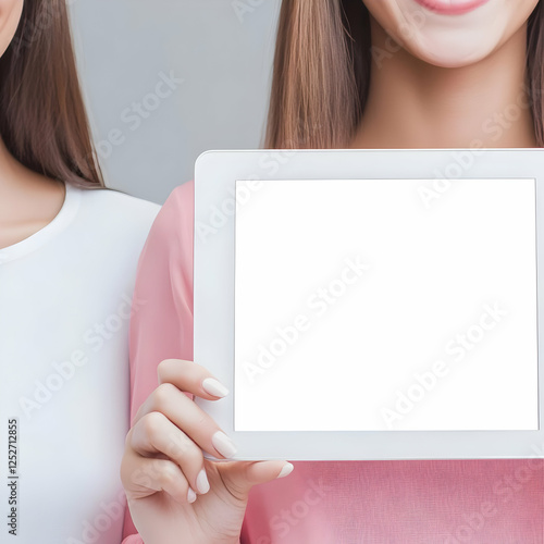 Blank Tablet Mockup Illustr...