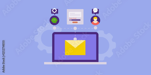Automatic lead capture software with AI technology, Chatbot having conversation with visitors and gather customer contact data through lead capture form.