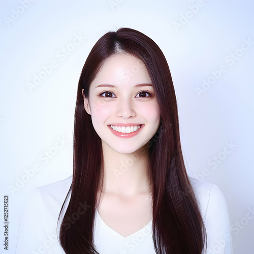 Smiling Woman Illustration