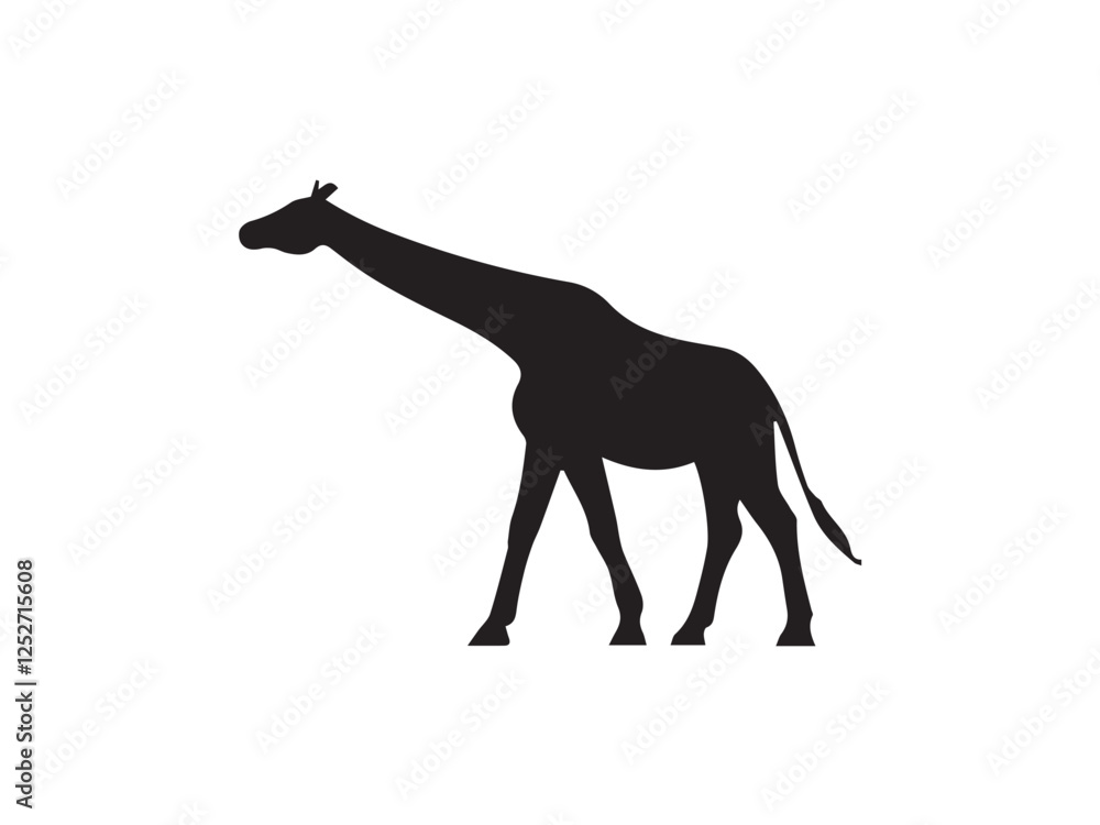 Fototapeta premium giraffe vector illustration