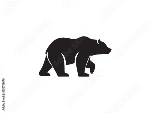 silhouette of a bear