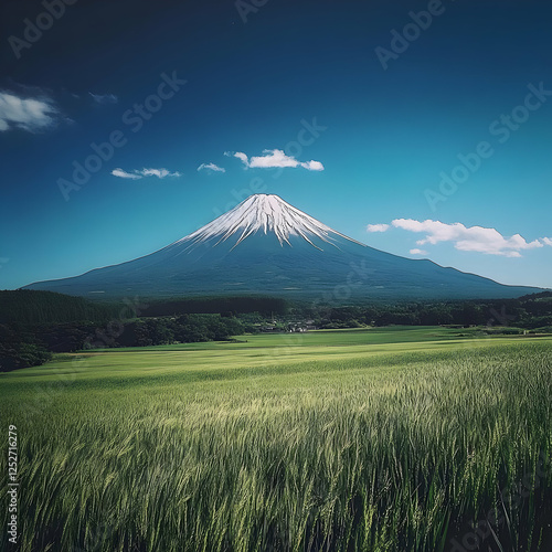 Serene Mountain Illustratio...