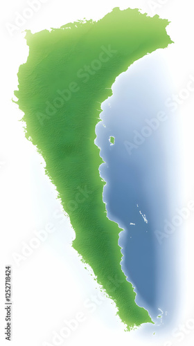 Coastal Terrain Illustration