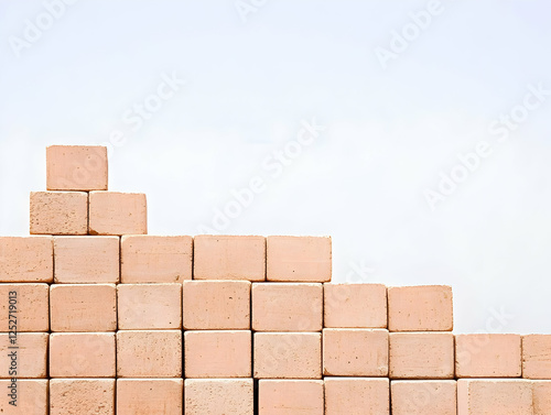 Pink Blocks Illustration - ...