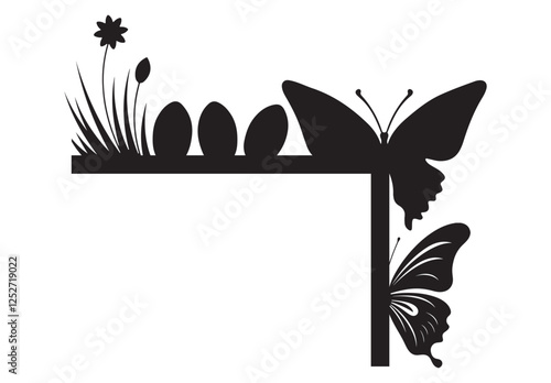 Butterfly style door corner laser cut