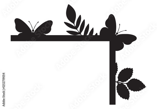 Butterfly style door corner laser cut