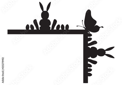 Butterfly style door corner laser cut