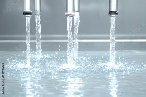 Clean Water Flowing from Fa...
