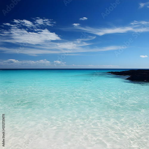 Serene Ocean Background Image