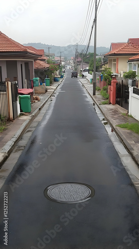 Residential Street Scene, W...