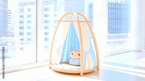 Playful Child's Canopy Bed ...