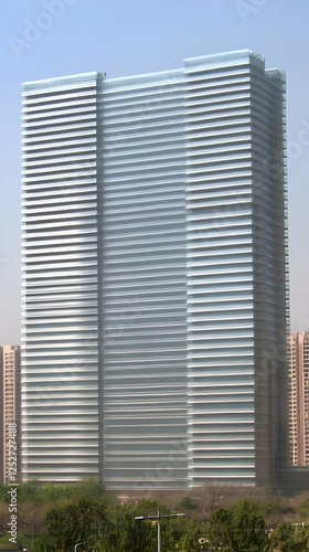 Modern City Building 3D Ill...