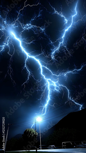 Epic Lightning Storm Illust...