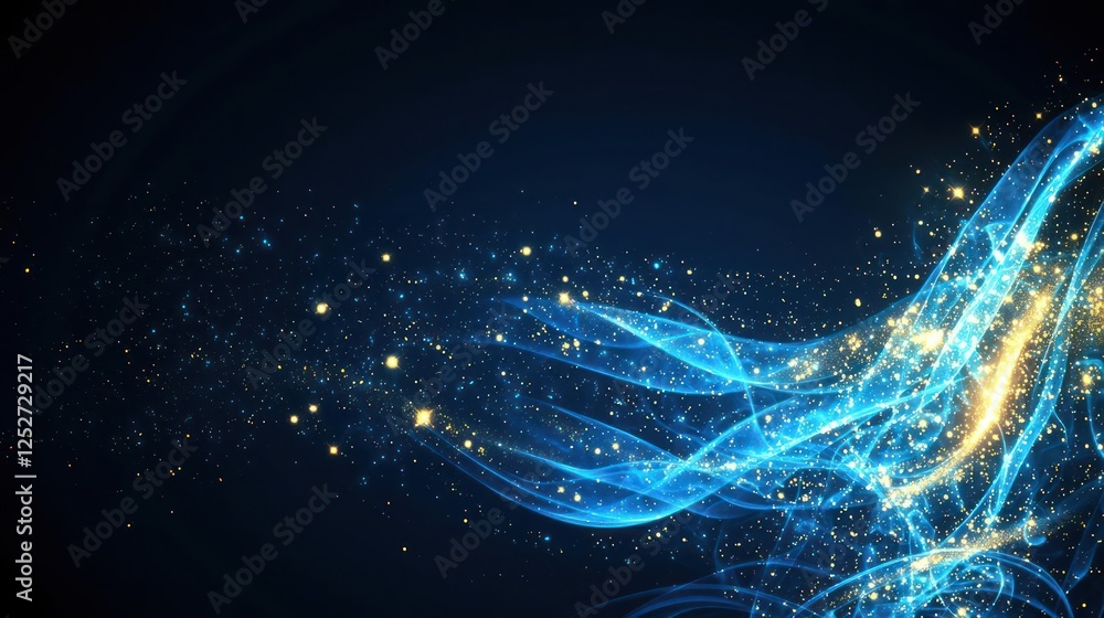 Abstract Glowing Light Waves Design Background Abstract Glowing Light Waves Design Background