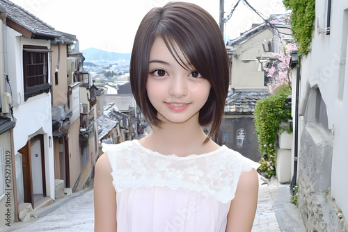 Anime Girl Illustration, Ja...