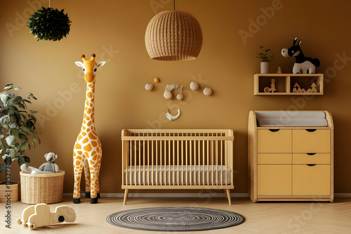 Nursery Room 3D Illustratio...