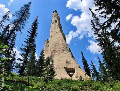 Majestic Rock Formation Ill...