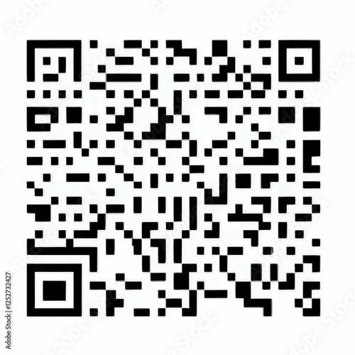 Abstract Black and White QR...