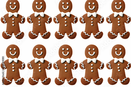 Smiling Gingerbread Men Coo...