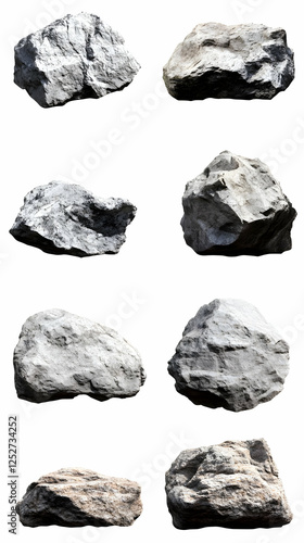 Realistic 3D Render of Grey...