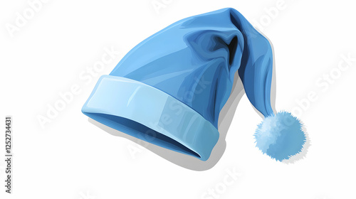 Blue Sleeping Cap Illustration