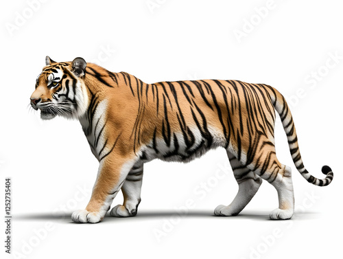 Majestic Tiger 3D Render