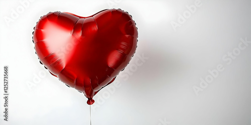 Red Heart Balloon Illustration