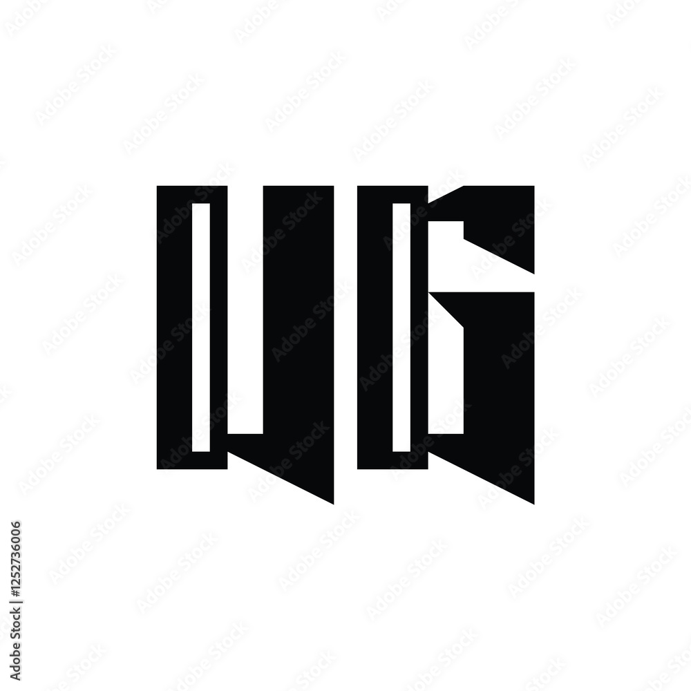 UG monogram logo design letter text name symbol monochrome logotype alphabet character simple logo UG monogram logo design letter text name symbol monochrome logotype alphabet character simple logo