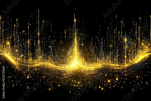 Golden Abstract Background ...