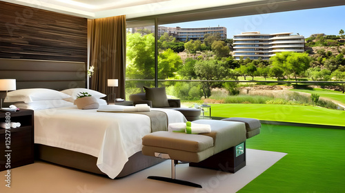 Luxury Hotel Room Illustrat...