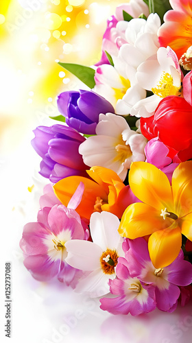 Vibrant Spring Flowers Bouq...