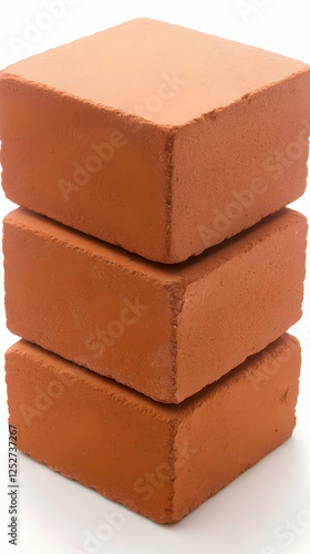 Stacked Clay Bricks Realist...