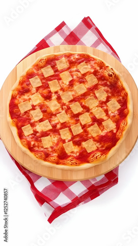 Cheese Pizza Illustration o...