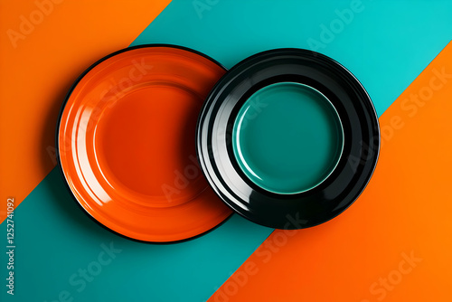 Colorful Plates Illustration