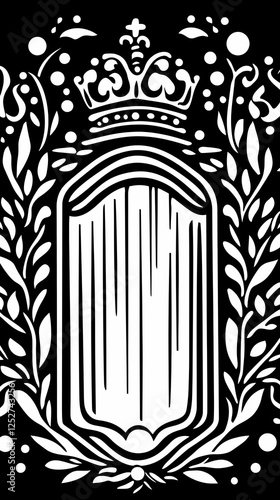 Royal Crest Illustration: B...