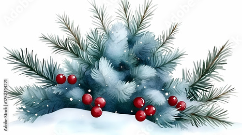 Winter Watercolor Illustrat...