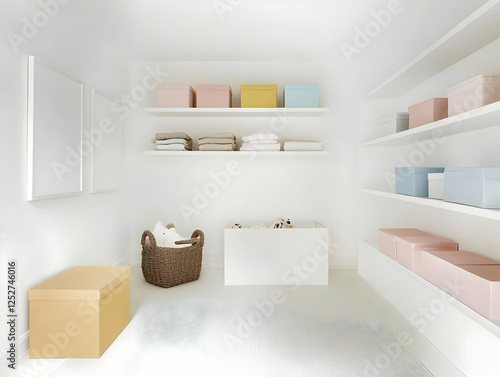 Pastel Colored Boxes Childr...