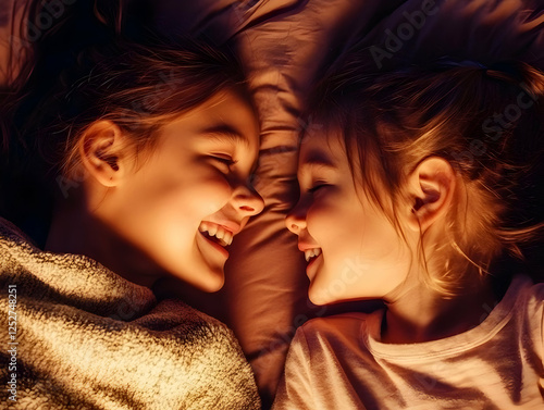 Smiling Sisters Bedtime Ill...