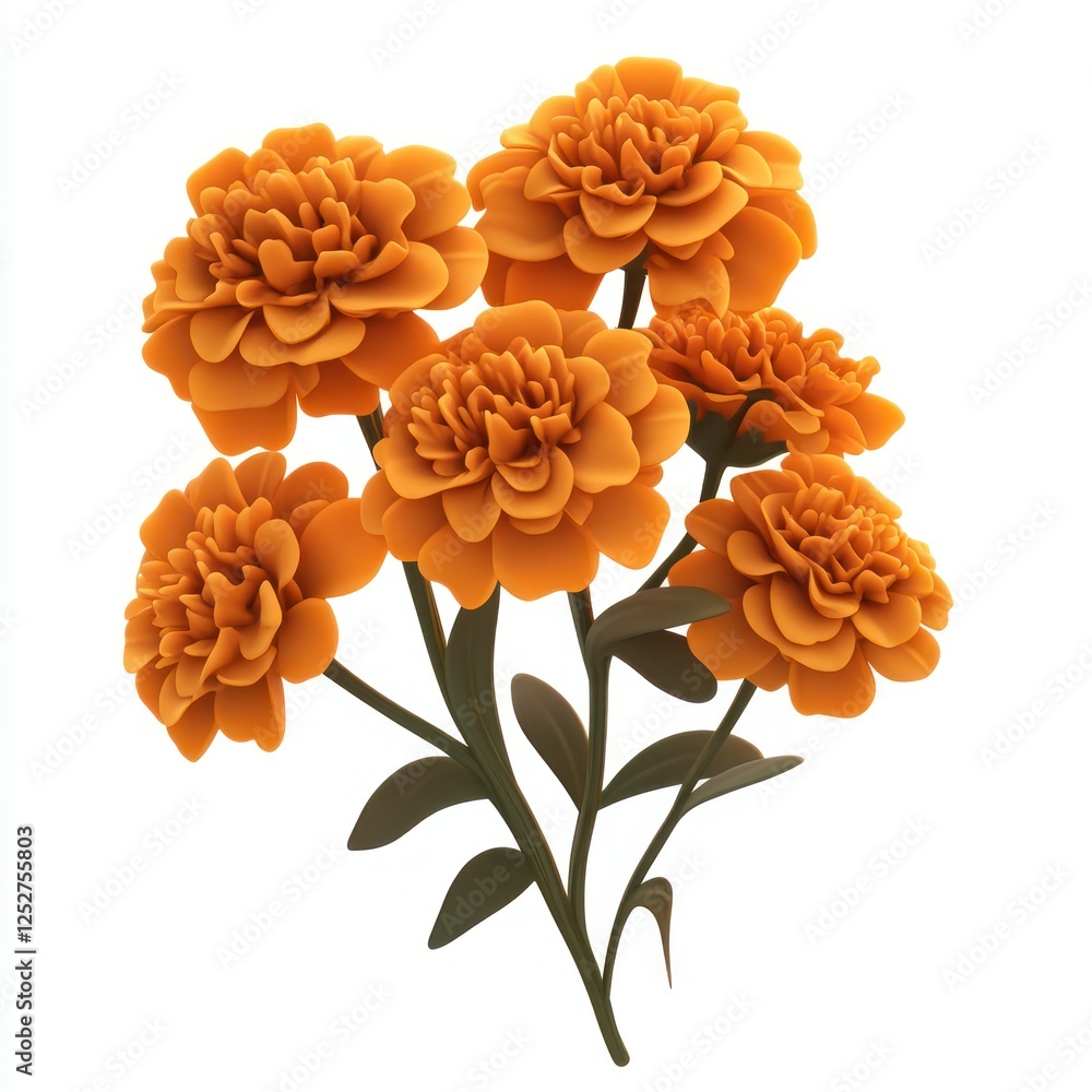 A photo of A bunch of Marigold A photo of A bunch of Marigold