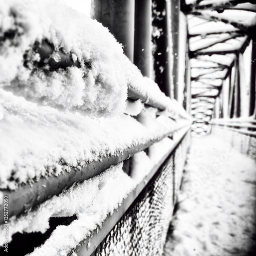 Snow in Mellat Park | Tehran | Iran photo