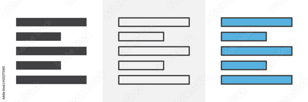 Align left icons pack for website designs Align left icons pack for website designs