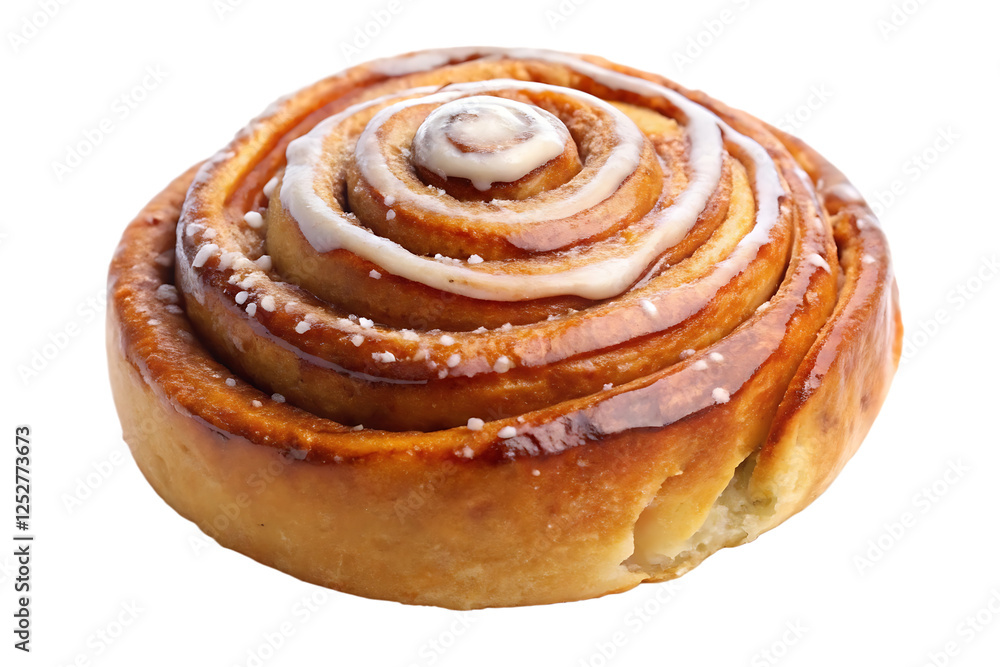 baked cinnamon roll image isolated on transparent baked cinnamon roll image isolated on transparent