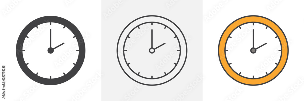 Clock two icons pack for website designs Clock two icons pack for website designs