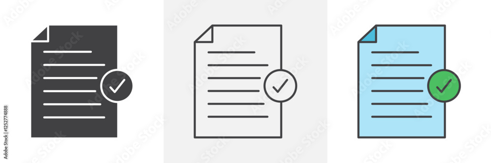 Document accept icons pack for website designs Document accept icons pack for website designs