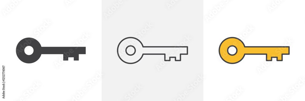 Key icons pack for website designs Key icons pack for website designs