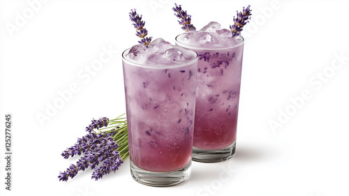 Artistic Lavender Collins Cocktail View