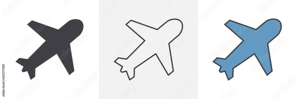 Plane icons pack for website designs Plane icons pack for website designs