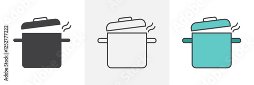 Pot icons pack for website designs